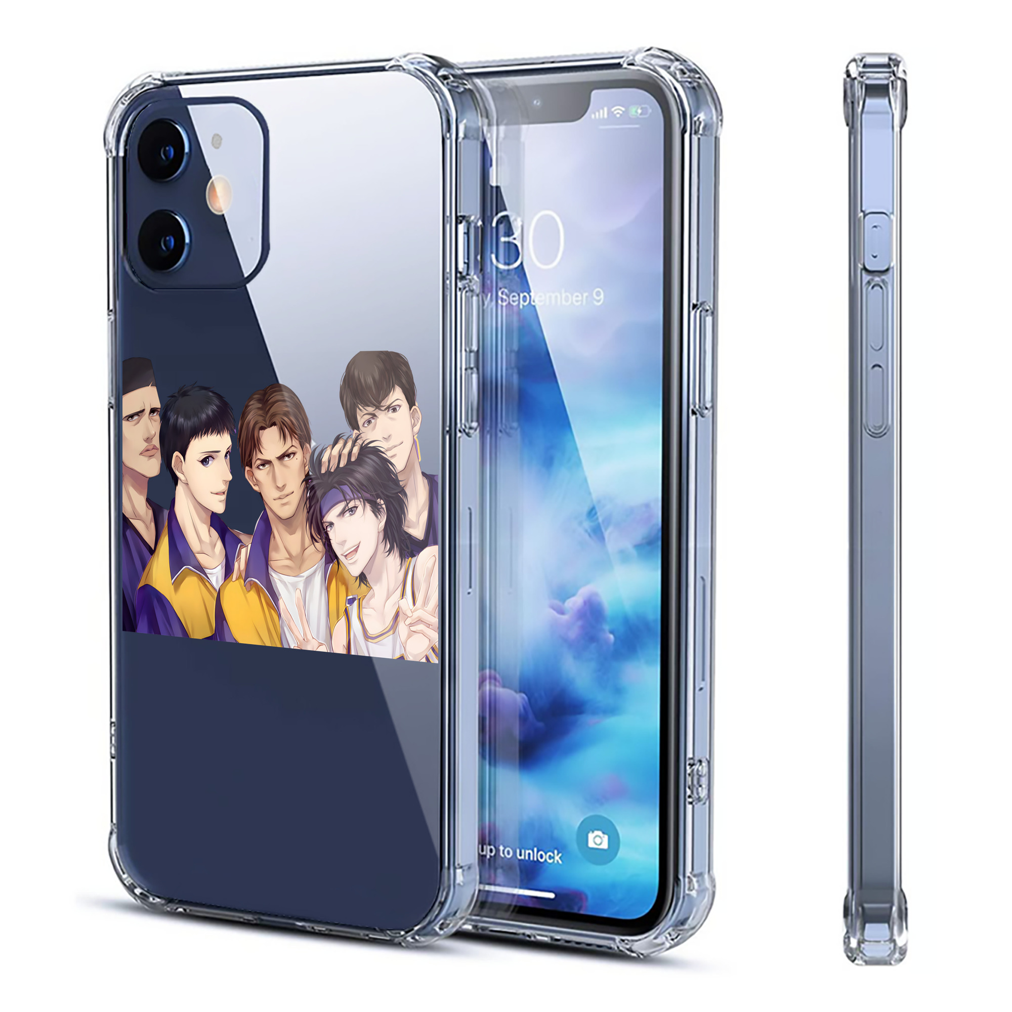 （画像用） SLAM DUNK／スラムダンク 【iPhone 12シリーズ対応】透明スマホケース（クリアソフトケース）